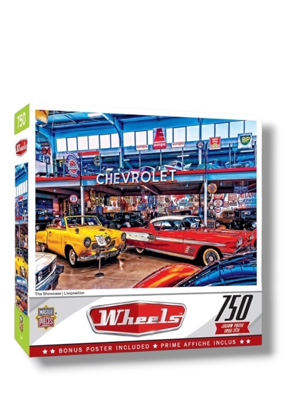 Jigsaw Puzzle Cars Vintage Museum Nostalgic Retro 750 Pieces Automobiles 18X24